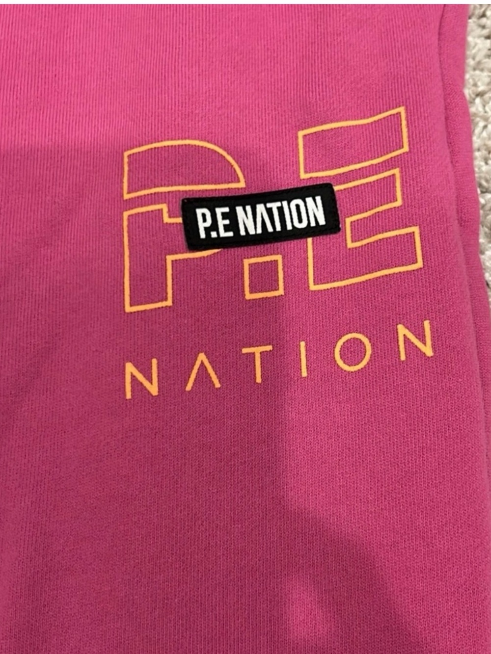 P.E. Nation pink sweatpants. Great condition. Small. - Picture 2 of 4